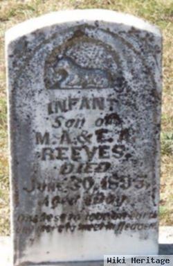 Infant Son Reeves