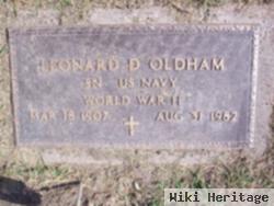 Leonard D. "sleepy" Oldham