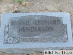 Bennie Leonard Henderson