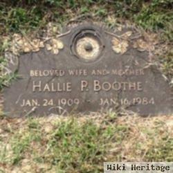 Hallie P Boothe