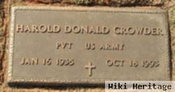 Harold Donald Crowder