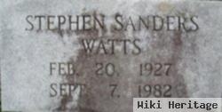 Stephen Sanders Watts, Sr