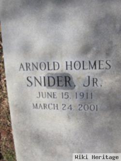 Arnold Holmes Snider, Jr