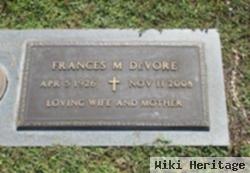 Frances M Devore