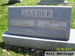 Henry B Snyder