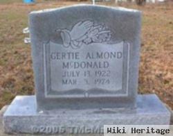 Gertie Roena Almond Mcdonald