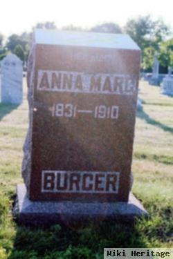 Anna Margaretha "mary" Wirtz Or Wuerz Burger