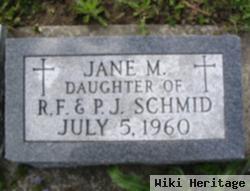 Jane M Schmid