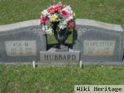 Mary Etta "etter" Honnoll Hubbard