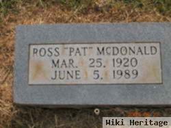 Ross Erskine "pat" Mcdonald