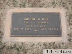 Archie W. Due