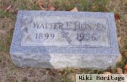 Walter E Heinzen