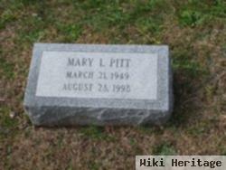 Mary L Pitt