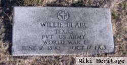 William Elias "willie" Blair, Sr