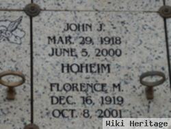 John J Hoheim