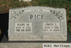 Owen S. Rice