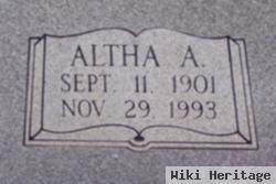 Altha A. Phillips