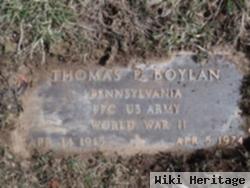 Pfc Thomas P. Boylan