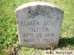 Elmer Jane Adams Oliver