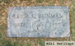 Erick G Runman