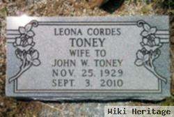 Leona Cordes Toney