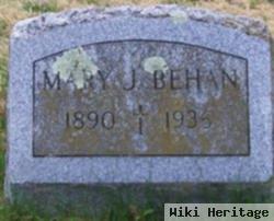 Mary J King Behan