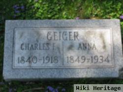 Charles F Geiger