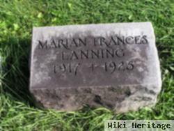 Marian Frances Lanning