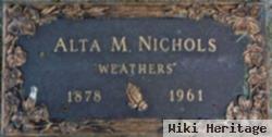Alta M Weathers Nicholas