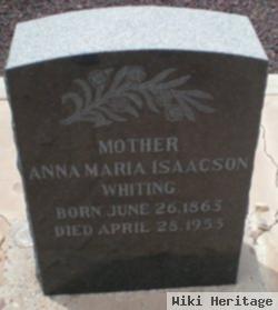 Anna Maria Isaacson Whiting