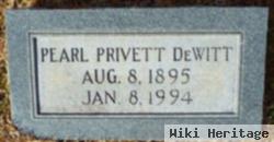 Pearl Clara Privette Dewitt