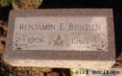 Benjamin Edward Bowden