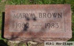 Mary A Brown