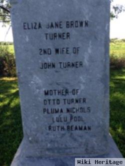 Eliza Jane Brown Turner