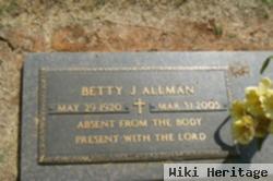 Betty J Allman