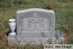 Sarah Elsie Wildman