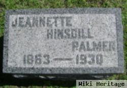 Jeanette Hinsdill Palmer