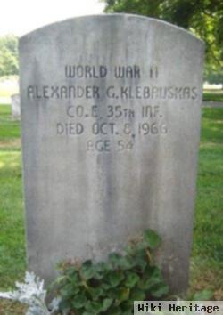 Alexander G Klebauskas