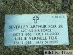 Beverley Arthur Fox, Sr