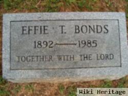 Effie T Bonds