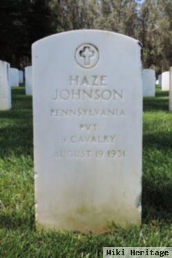 Pvt Haze Johnson