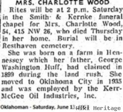 Charlotte Huff Wood