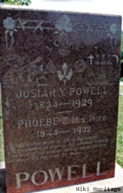 Josiah Y Powell
