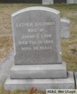 Esther Sherman Lyon