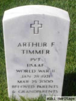 Arthur F Timmer