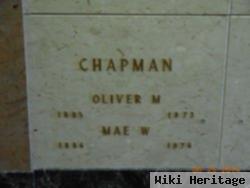 Oliver M. Chapman