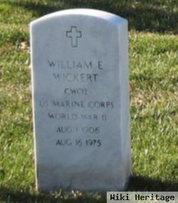 William E Wickert