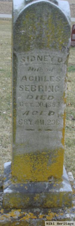 Sadinia D. "sidney" Hynes Sebring