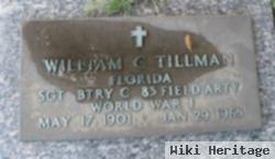 Sgt William C Tillman