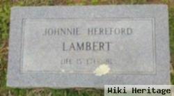 Johnnie Lambert